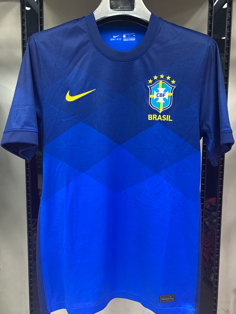 2021 Brazil Soccer Jersey Away Replica  Mens