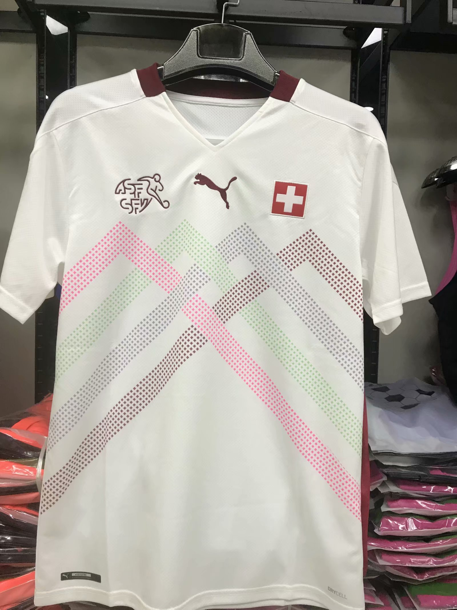 2021 Switzerland Soccer Jersey Away Replica  Mens