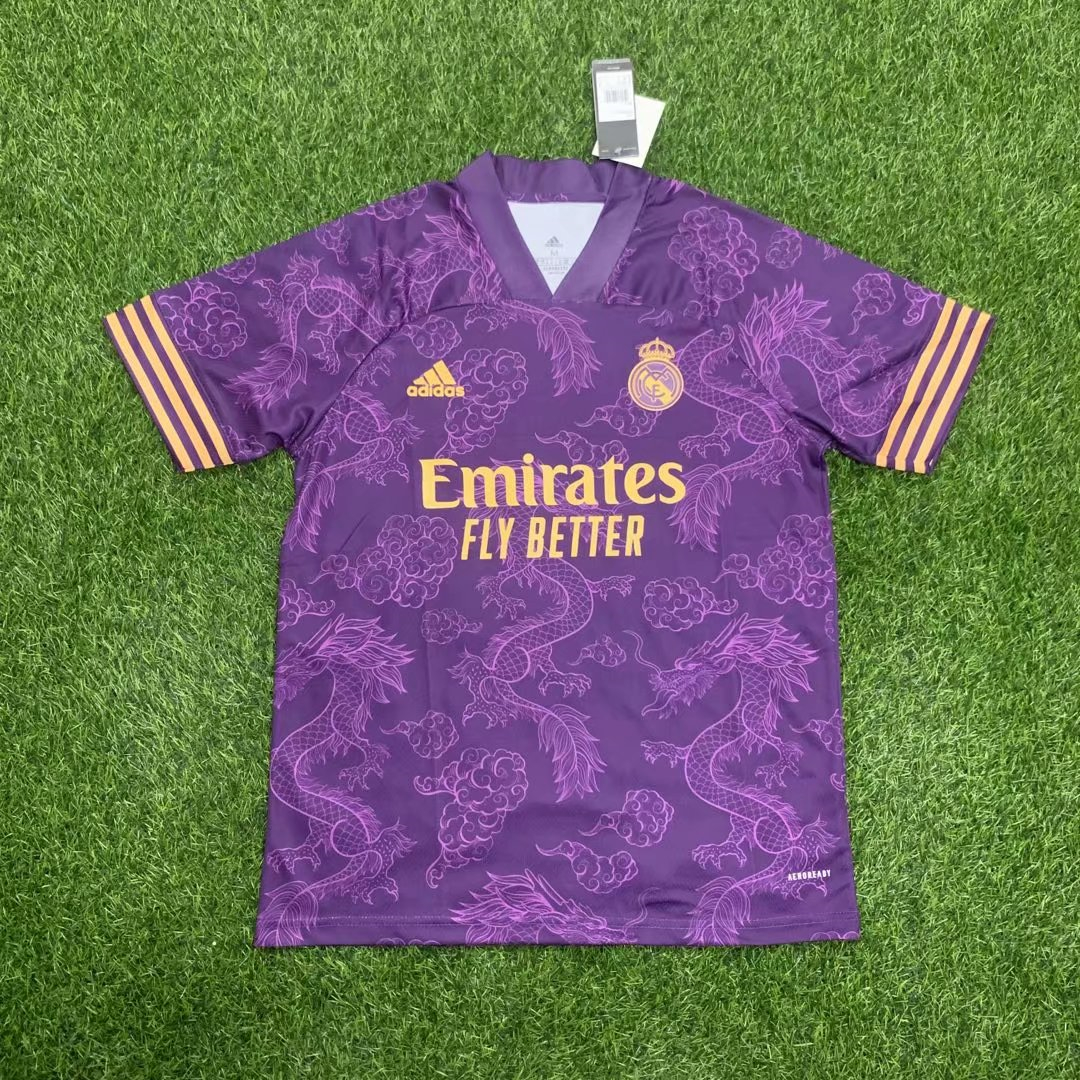 2021/22 Real Madrid Purple Classic Mens Soccer Jersey Replica 