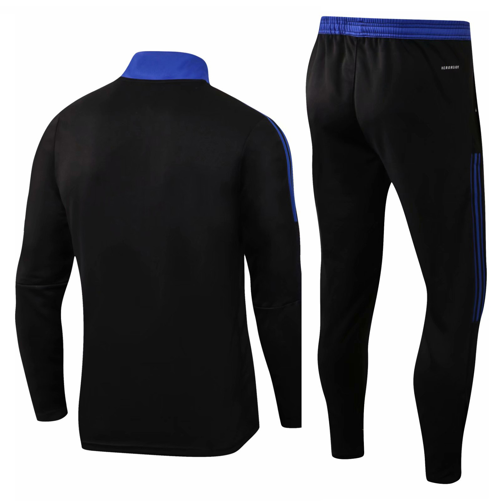 2021/22 Real Madrid Black Soccer Training Suit Mens