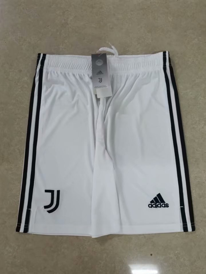 Juventus 2021/22 Home White Soccer Shorts Mens