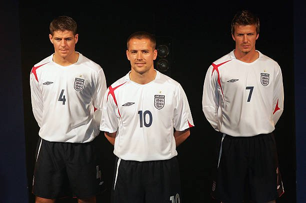 England Soccer Jersey Replica Retro Home Mens 2006 
