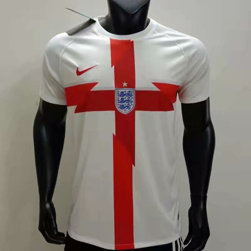 England Short Soccer Training Jersey White Mens 2021/22 