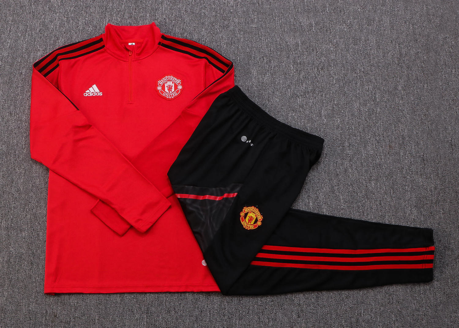 Manchester United Soccer Training Suit Red 2022/23 Youth