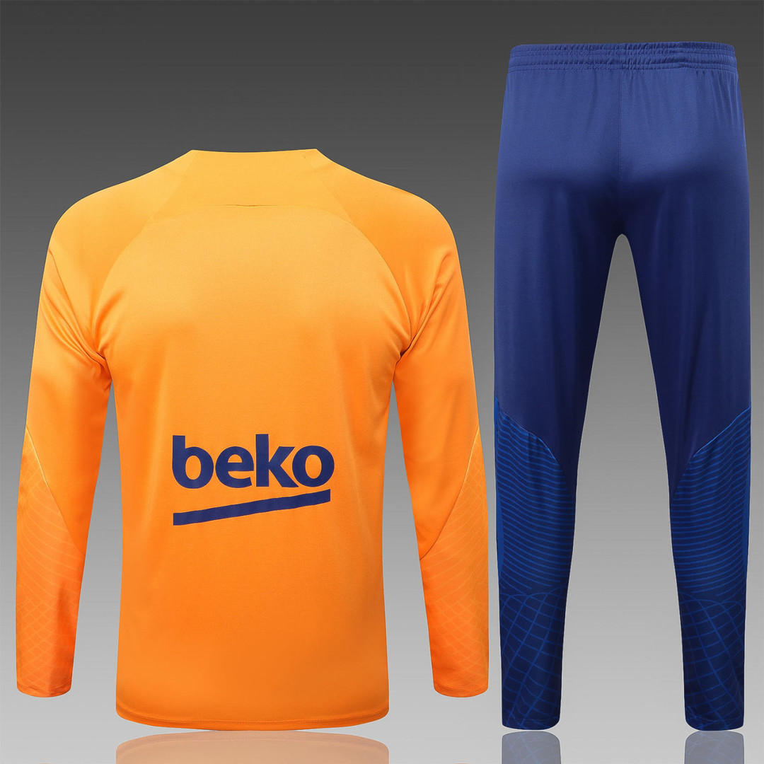 Barcelona Soccer Training Suit Orange 2022/23 Youth