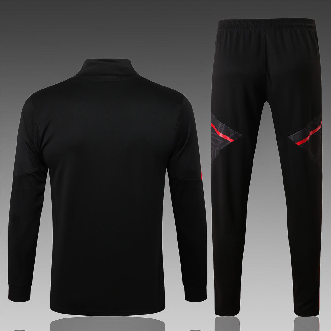 Manchester United Soccer Jacket + Pants Black 2022/23 Youth