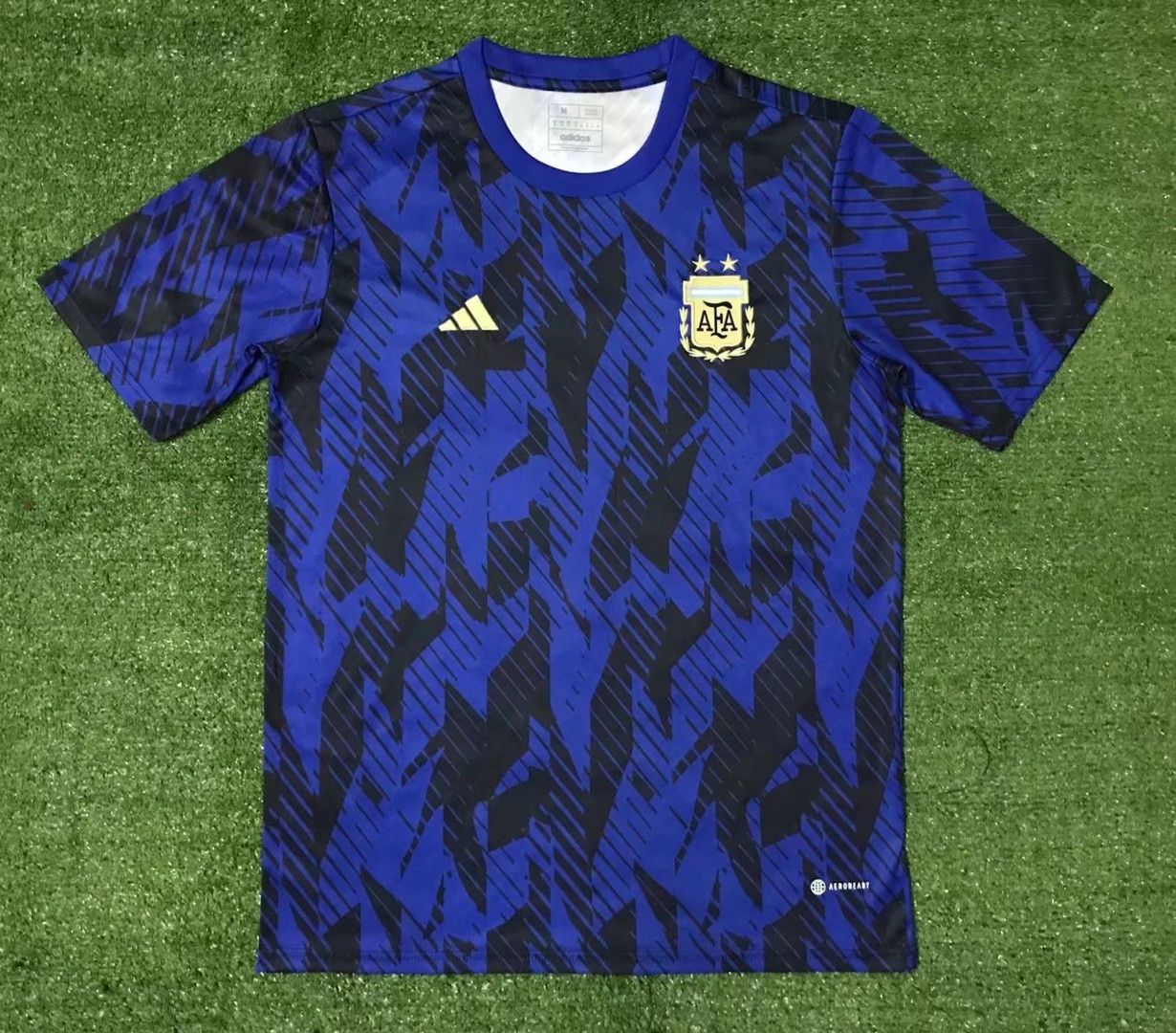 Argentina Soccer Training Jersey Replica  Blue Pre-Match 2022 Mens