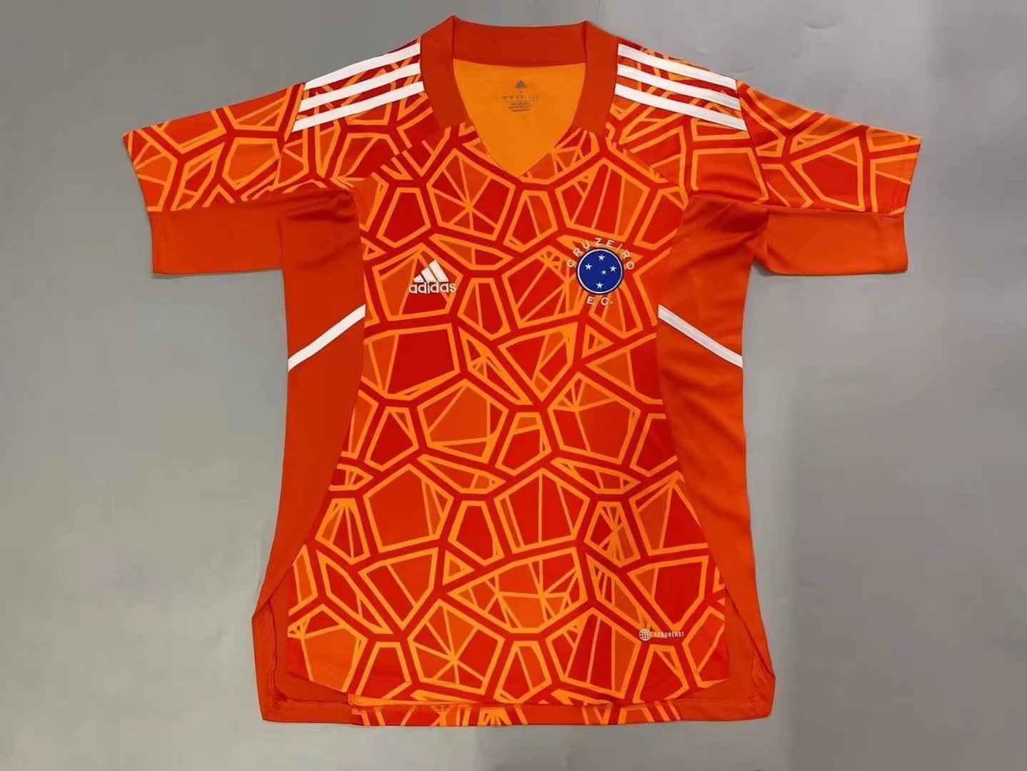 Cruzeiro Soccer Jersey Replica Goalkeeper Orange 2022/23 Mens