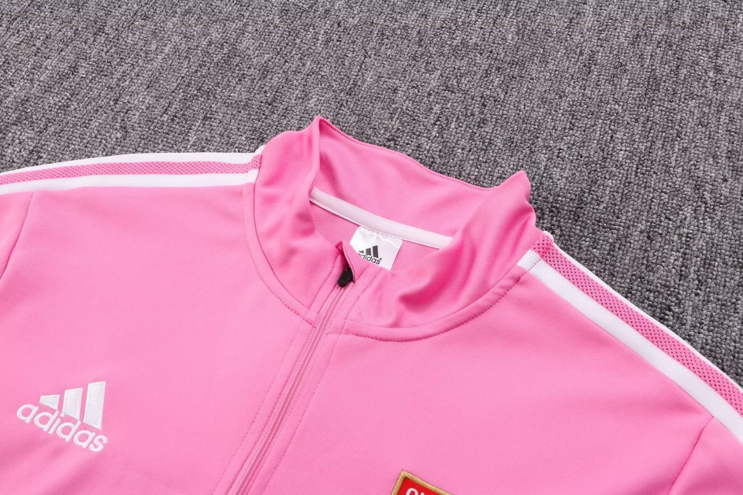 Olympique Lyonnais Soccer Training Suit Replica Pink 2022/23 Mens