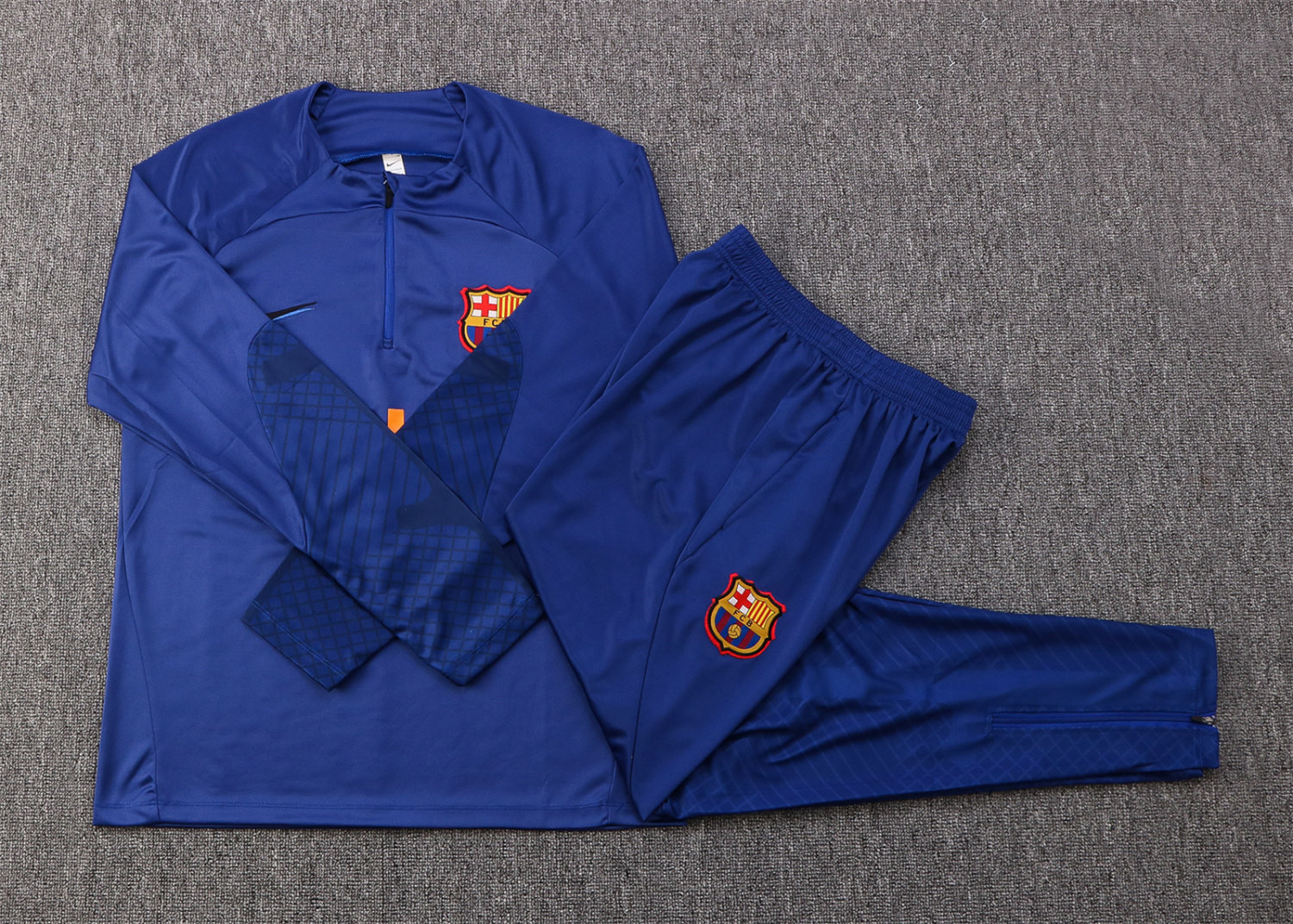 Barcelona Soccer Training Suit Replica Blue 2022/23 Youth