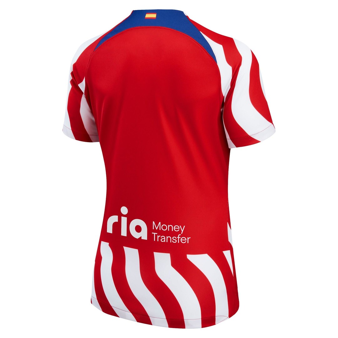 Atletico Madrid Soccer Jersey Replica Home 2022/23 Womens