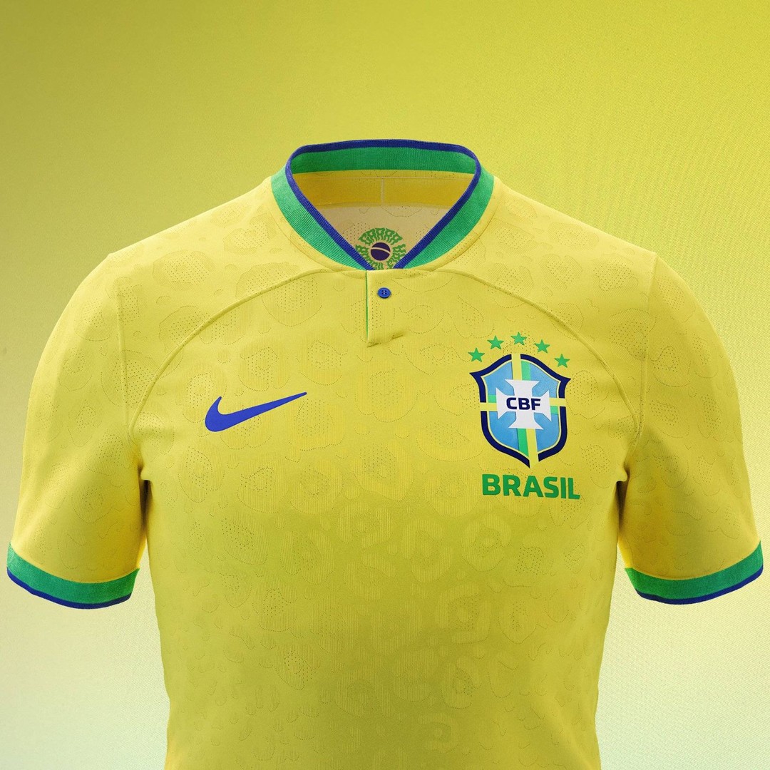 Brazil Soccer Jersey Replica Home 2022 Mens
