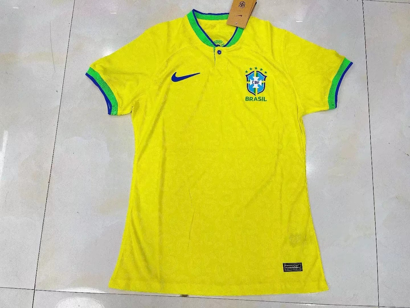Brazil Soccer Jersey Replica Home 2022 Mens (Player Version)