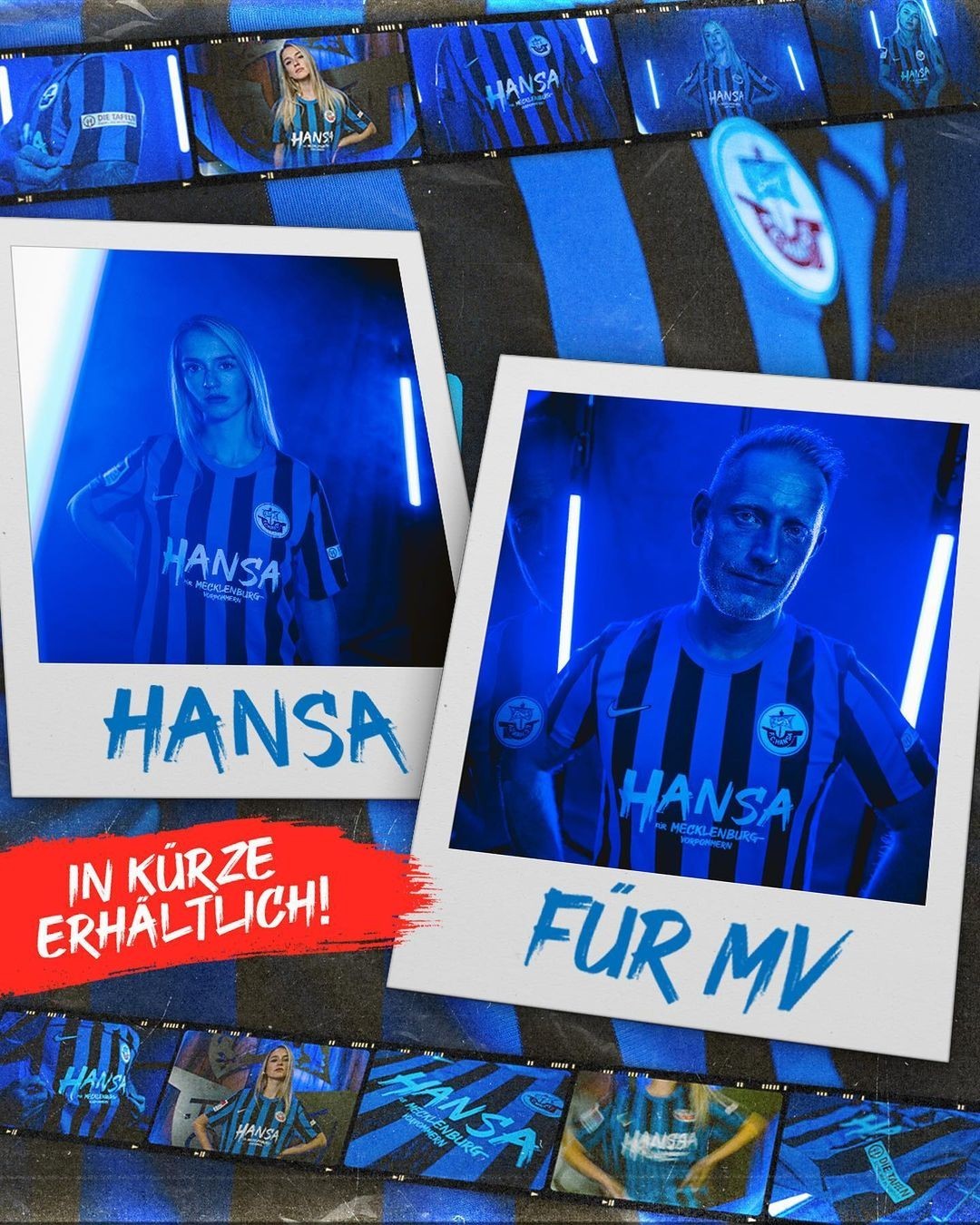 Hansa Rostock Soccer Jersey Replica Black&Blue 2022/23 Mens (Special Edition)
