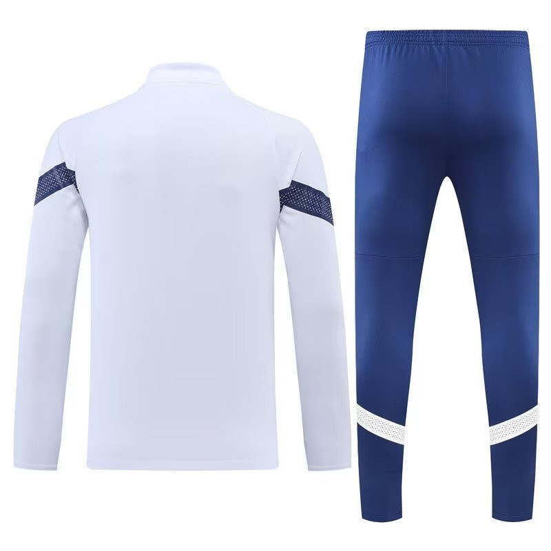 Olympique Marseille Soccer Training Suit Replica White 2022/23 Mens