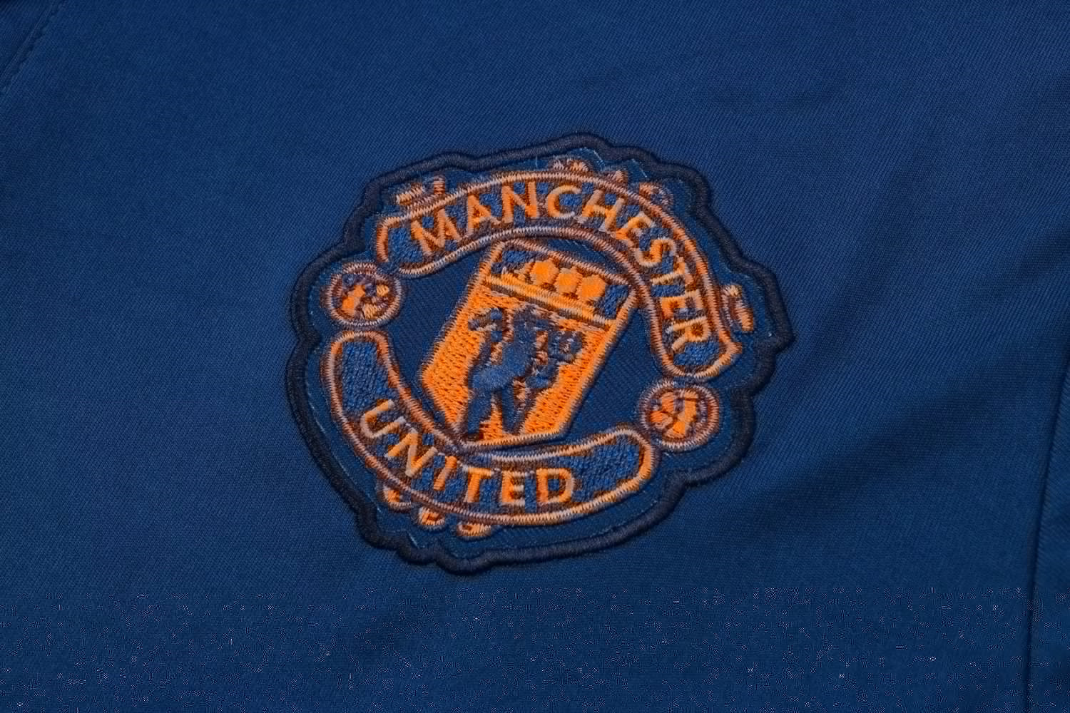 Manchester United Soccer Polo Jersey Replica Deep Blue 2022/23 Men's