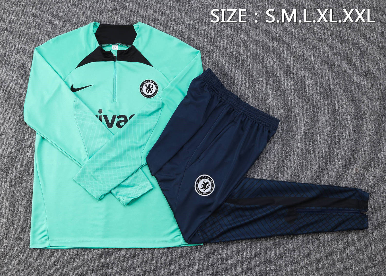 Chelsea Soccer Training Suit Replica Green 2022/23 Mens