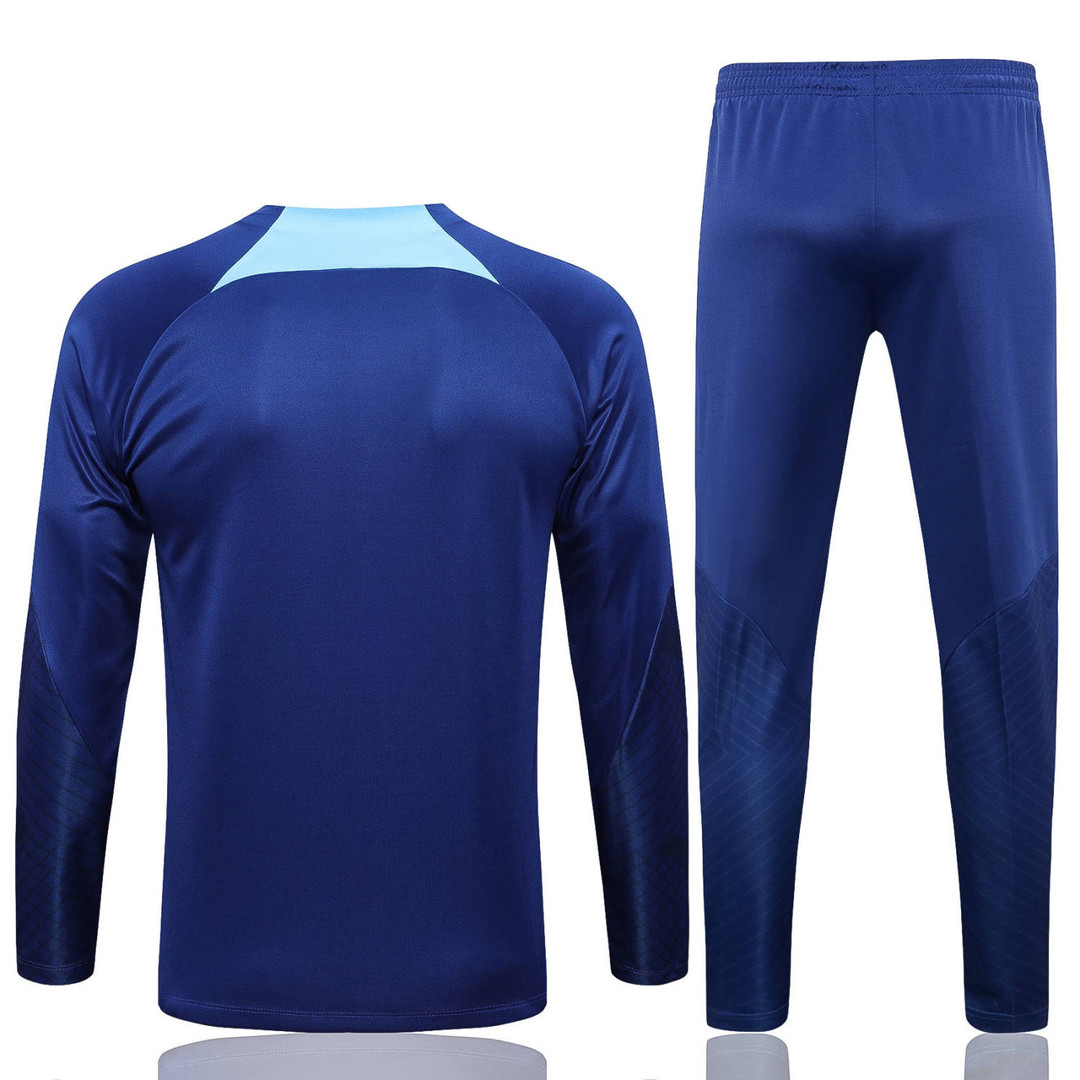 Barcelona Soccer Training Suit Replica Blue 2022/23 Mens
