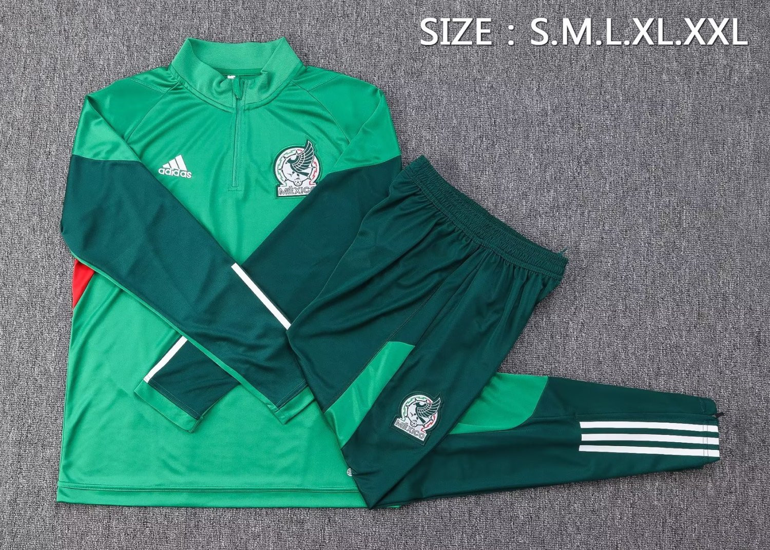 Mexico Soccer Training Suit Replica Green 2022/23 Mens
