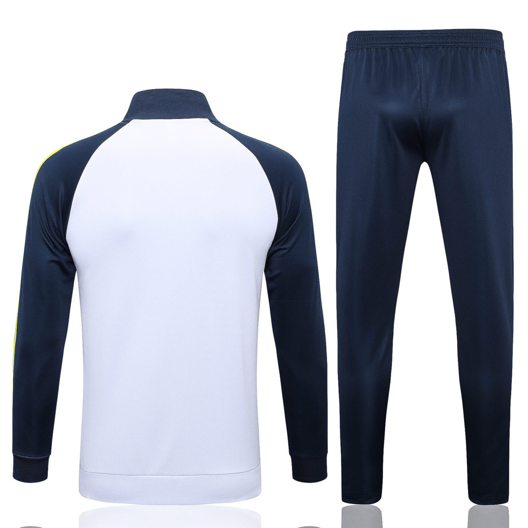 Real Madrid Soccer Jacket + Pants Replica White II 2022/23 Mens