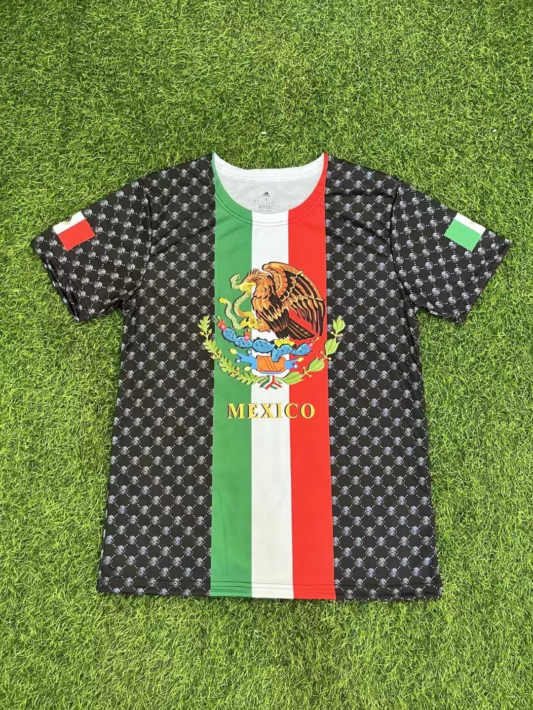 Mexico Soccer Training Jersey Replica Black 2022 Men's (Pre-Match)