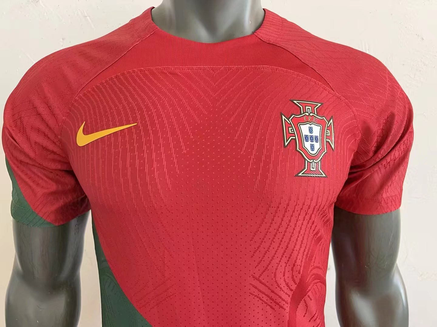 Portugal Soccer Jersey Replica Home 2022 Mens (Player Version)