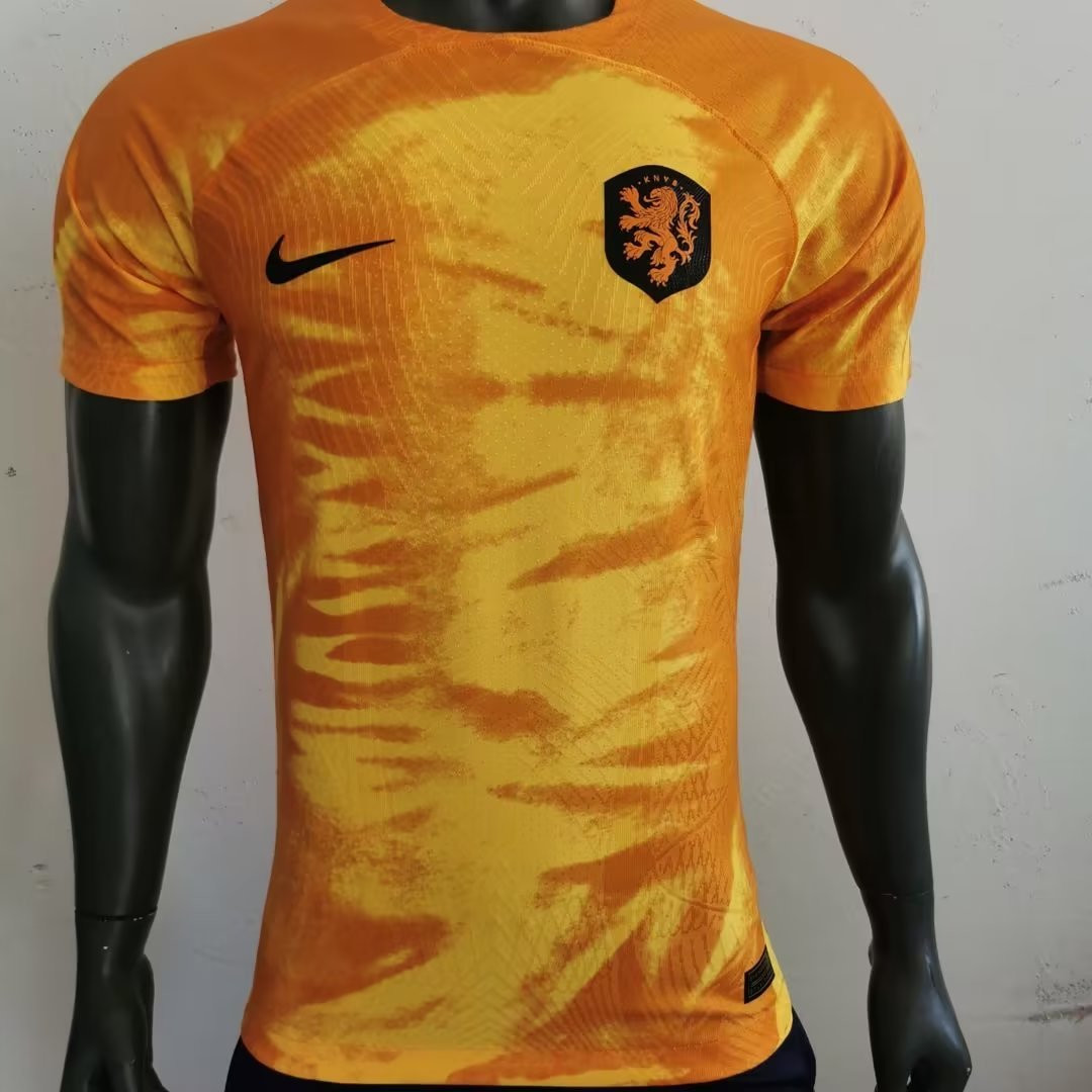 Netherlands Soccer Jersey Replica Home 2022 Mens (Player Version)