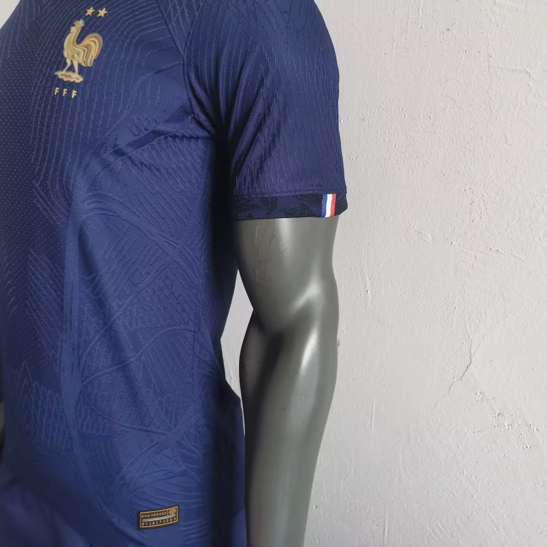 France Soccer Jersey Replica Home 2022 Mens (Player Version)