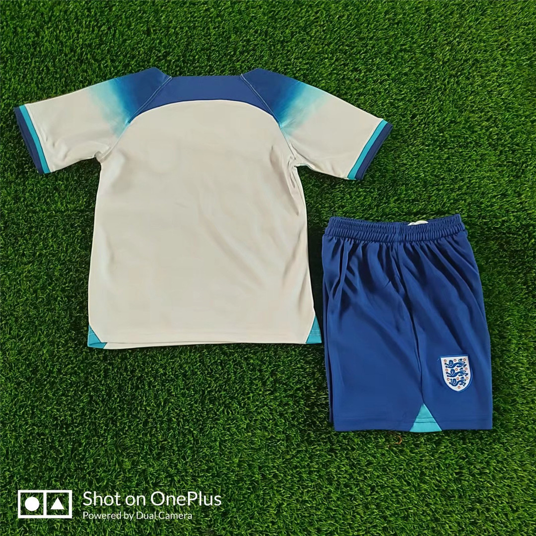 England Soccer Jersey + Short Replica Home 2022 Youth