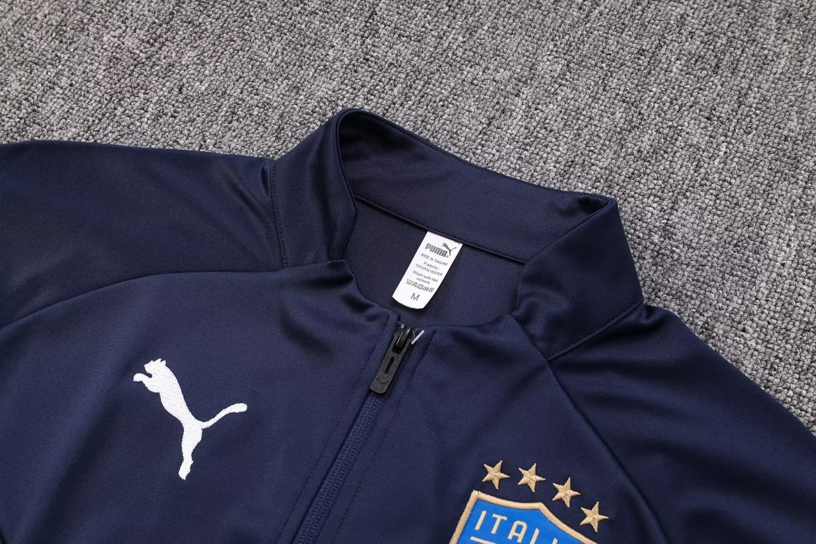 Italy Soccer Jacket + Pants Replica Navy 2022 Mens