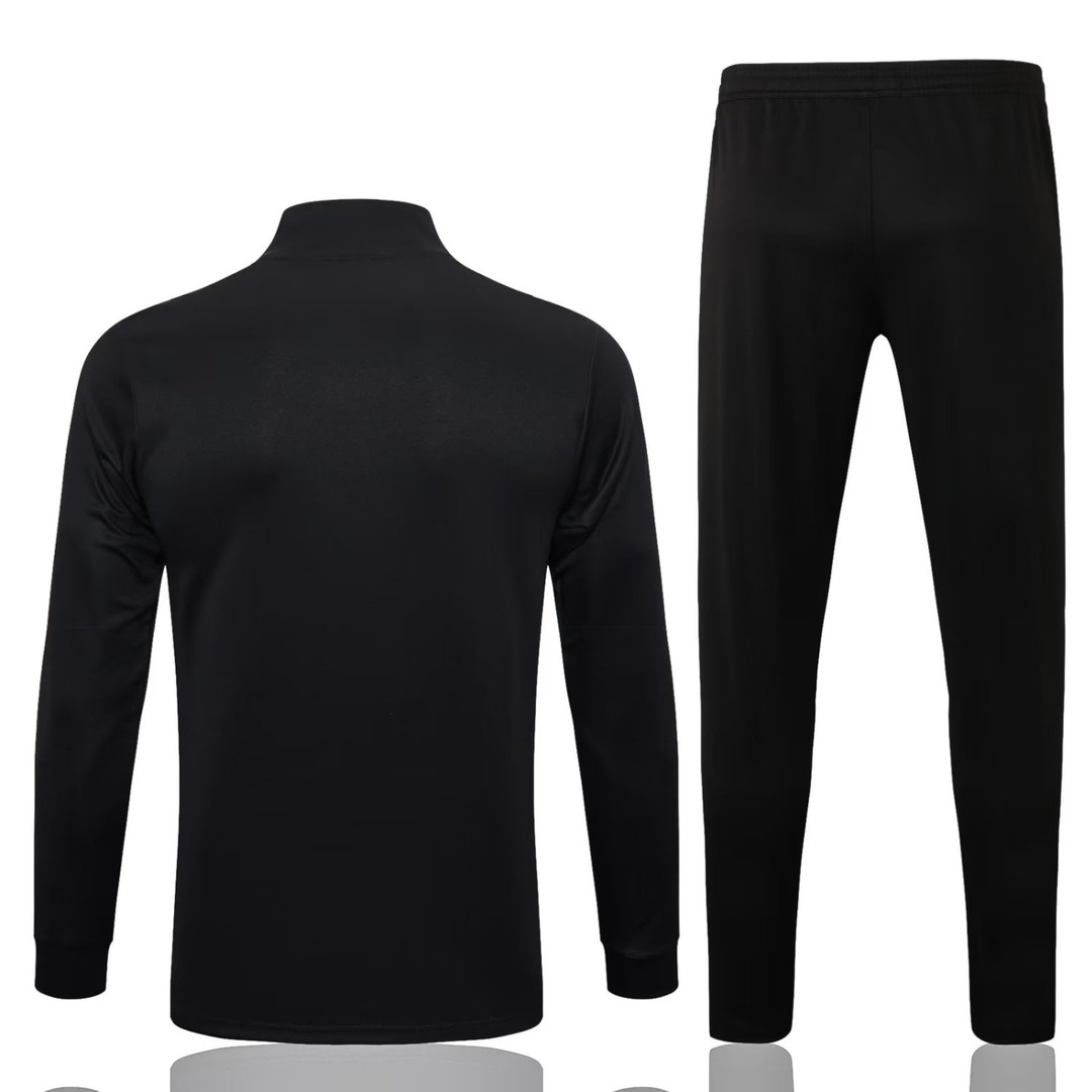 Germany Soccer Jacket + Pants Replica Black 2022 Mens
