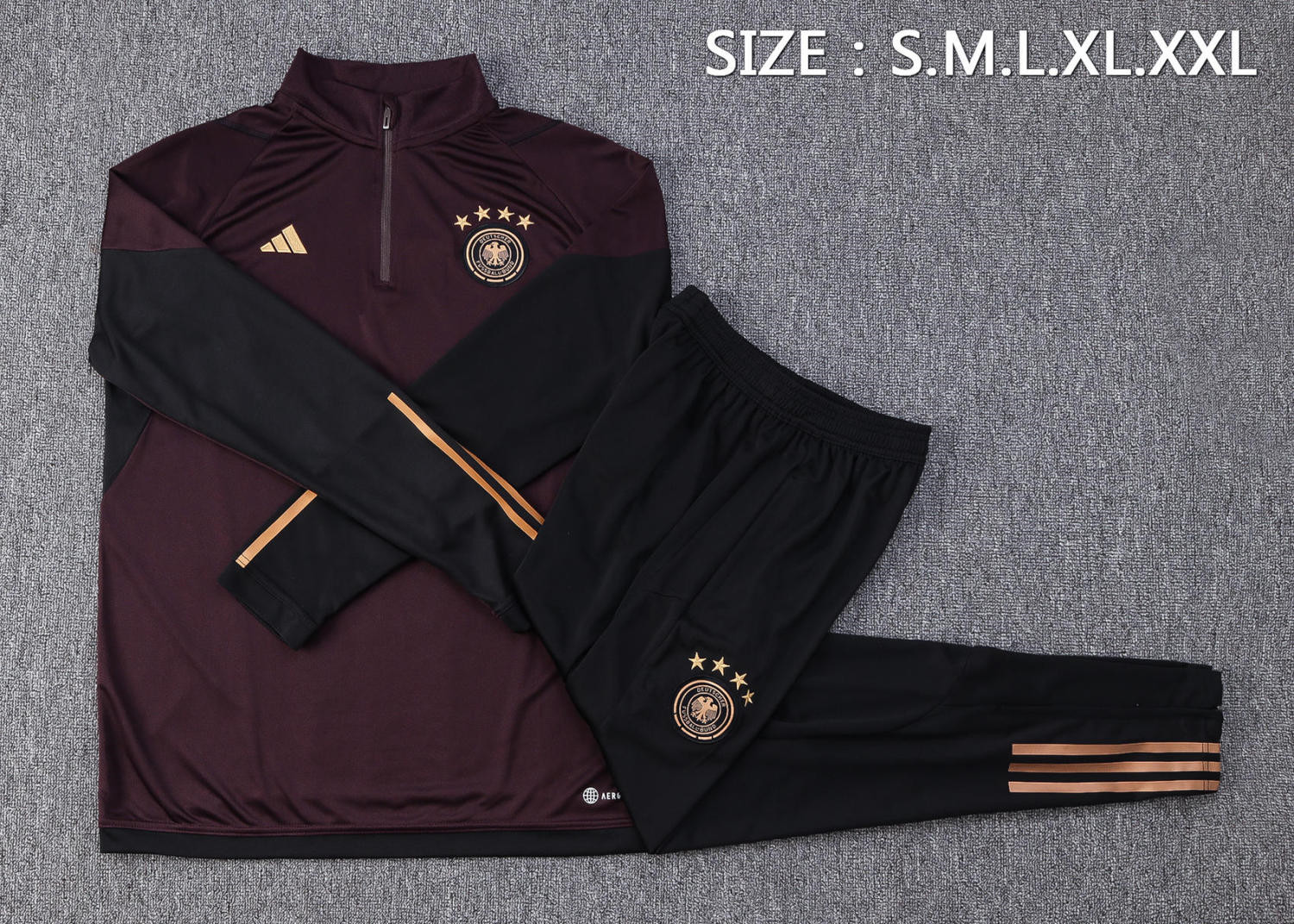 Germany Soccer Training Suit Replica Maroon 2022 Mens