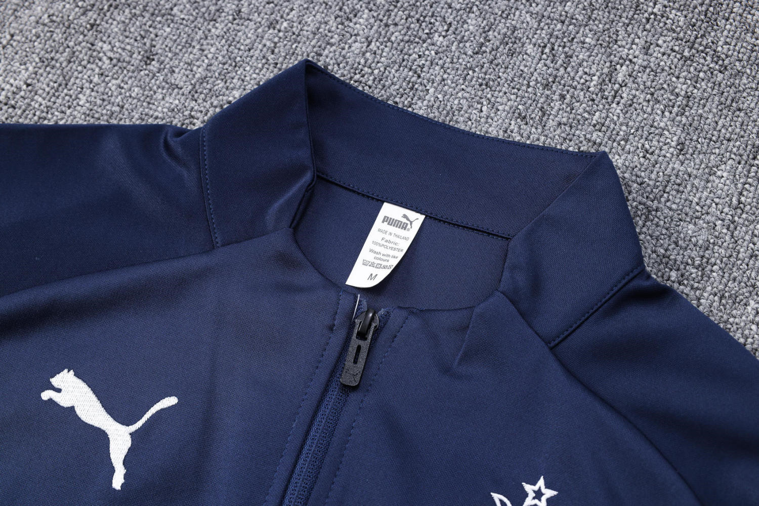 Olympique Marseille Soccer Jacket + Pants Replica Royal 2022/23 Mens