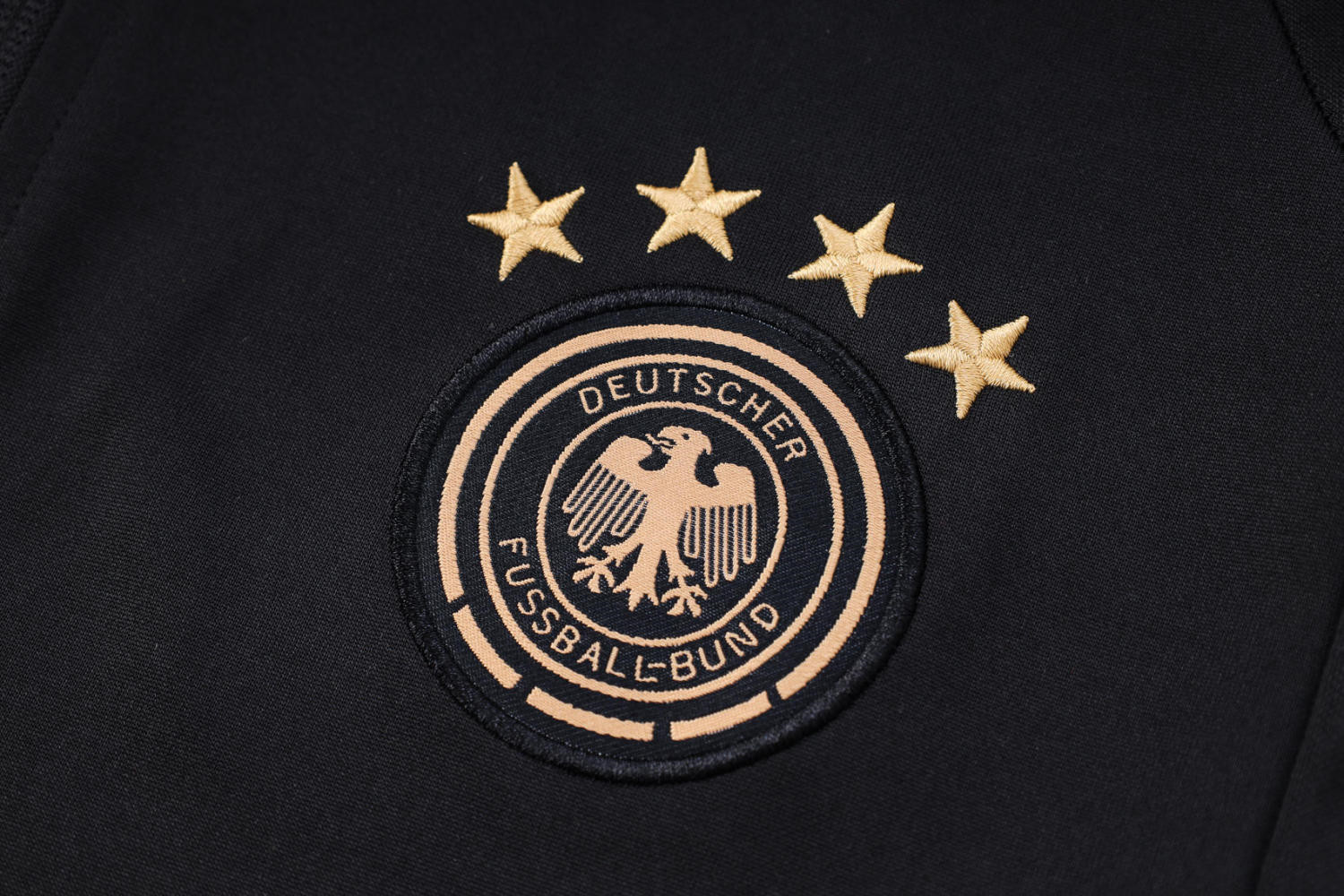 Germany Soccer Jacket + Pants Replica Black 2022 Mens