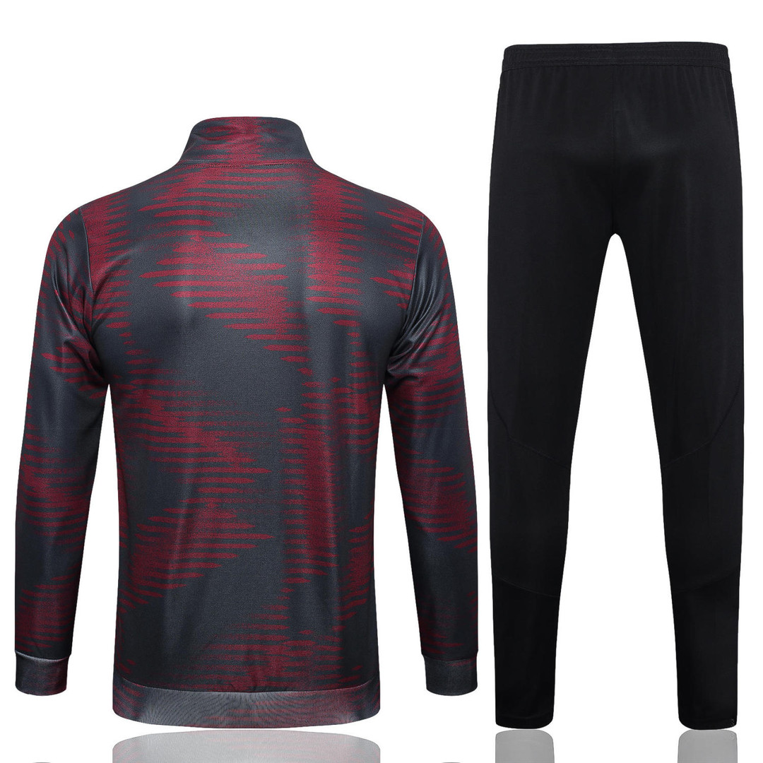 Germany Soccer Jacket + Pants Replica Red - Grey 2022 Mens