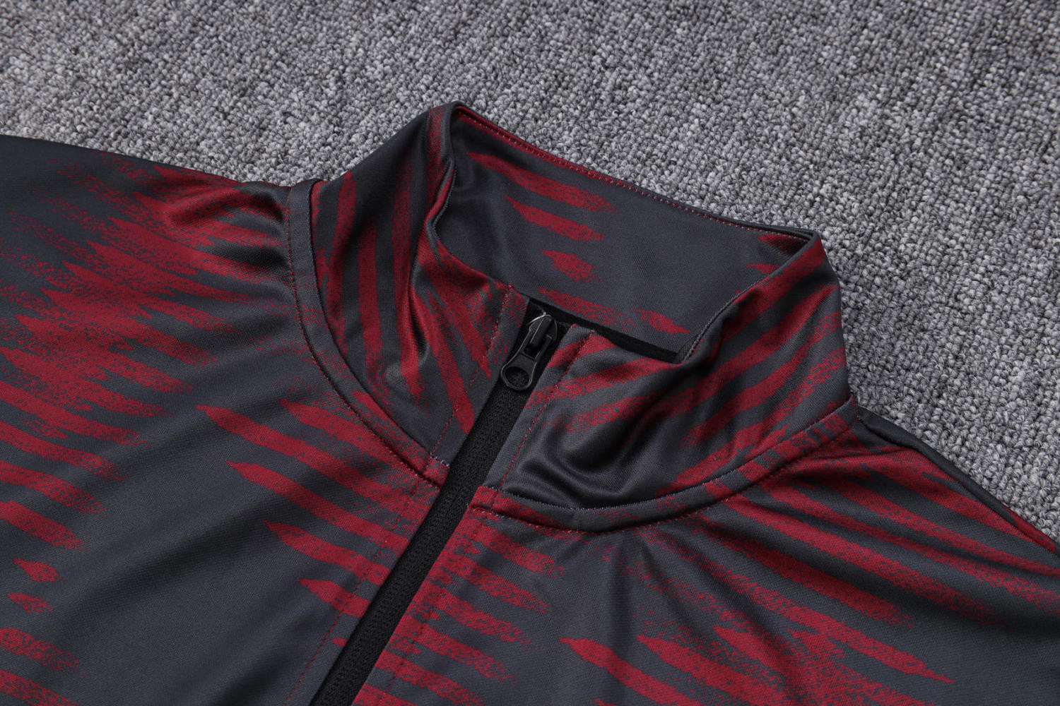 Germany Soccer Jacket + Pants Replica Red - Grey 2022 Mens