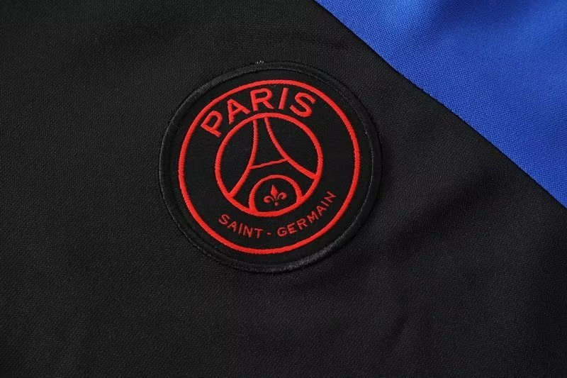 PSG x Jordan Soccer Training Suit Replica Black x Blue 2022/23 Mens