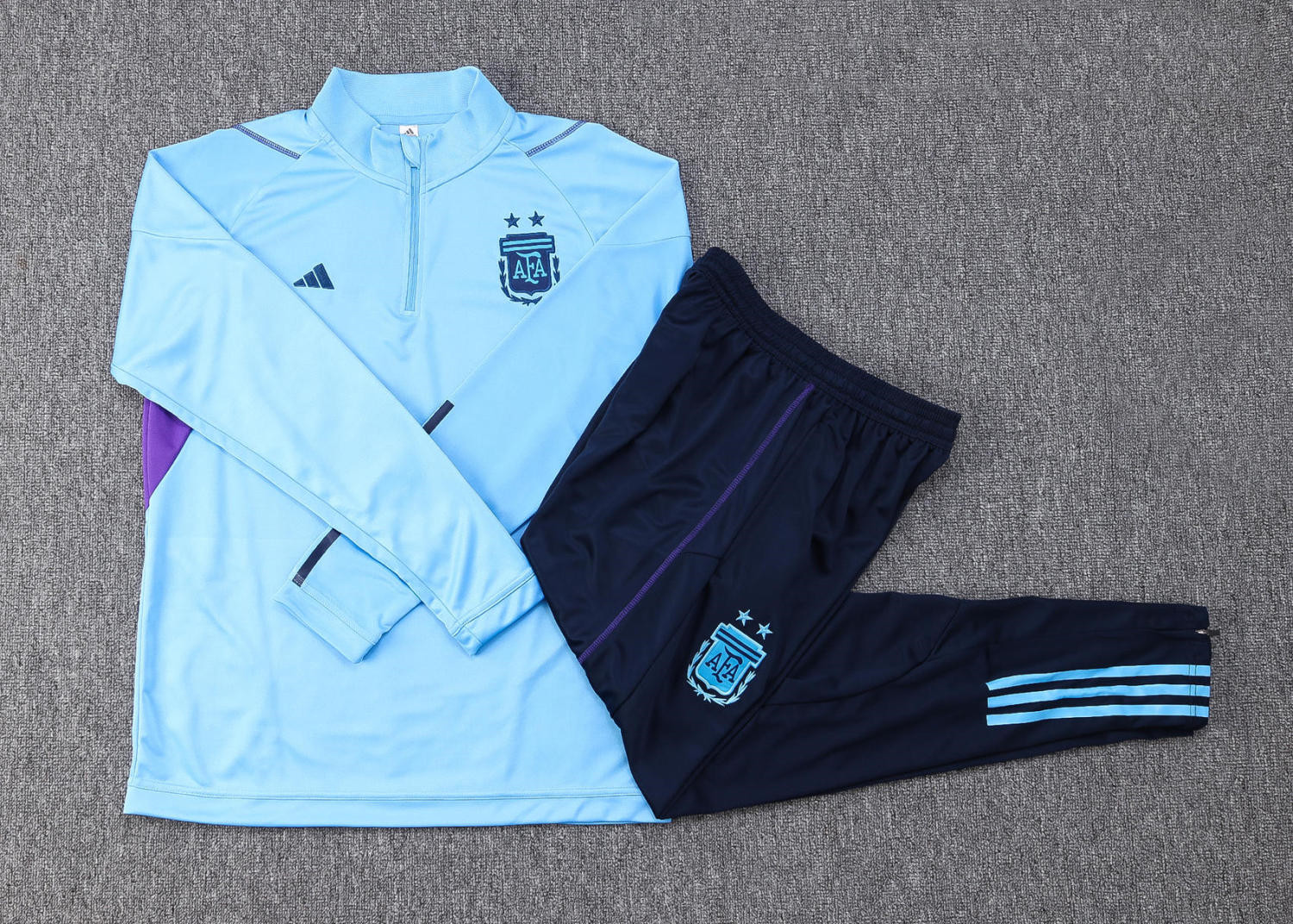 Argentina Soccer Training Suit Replica Blue 2022 Youth