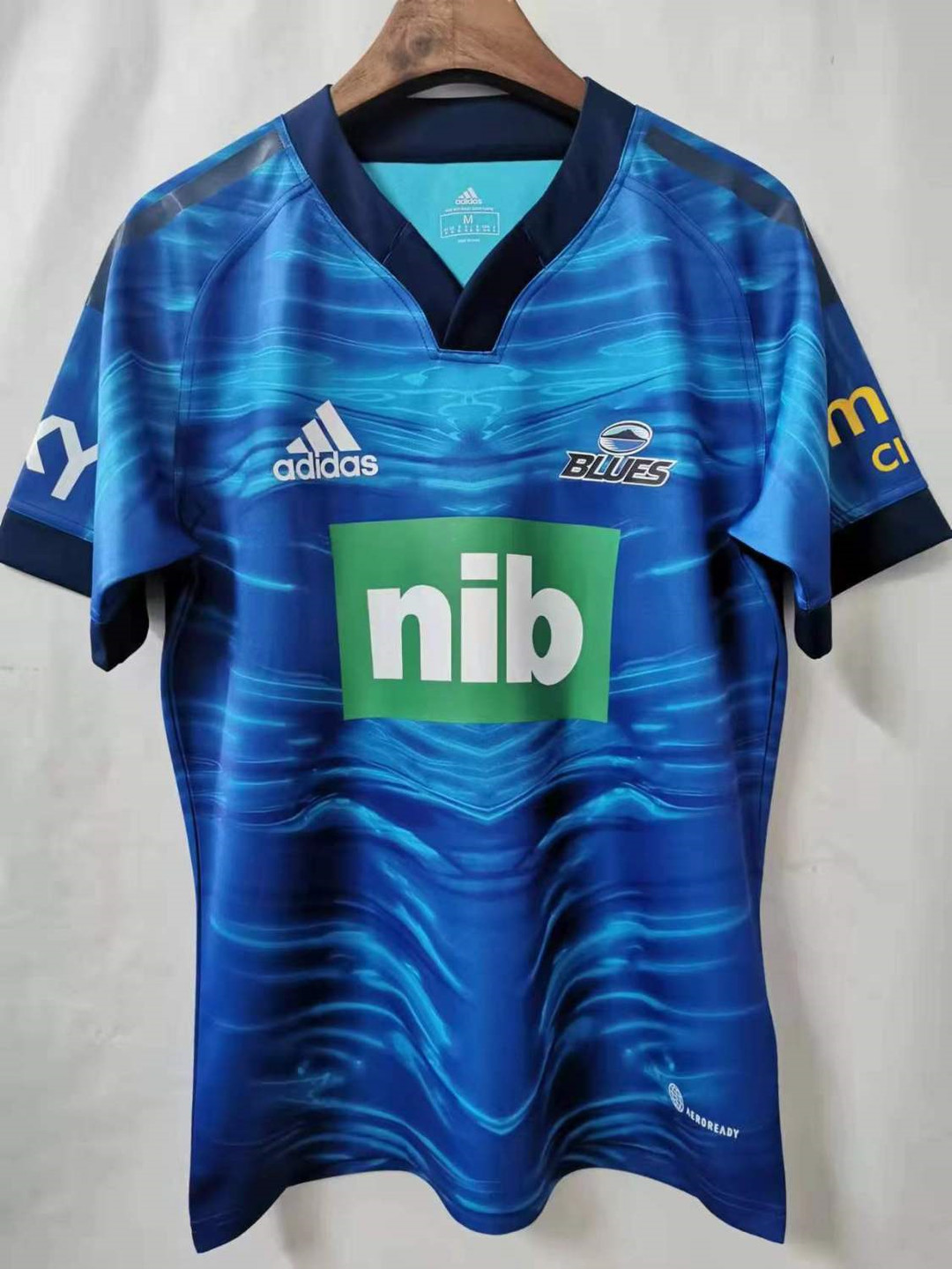 New Zealand Soccer Jersey Replica Blues Rugby Home Mens 2022 