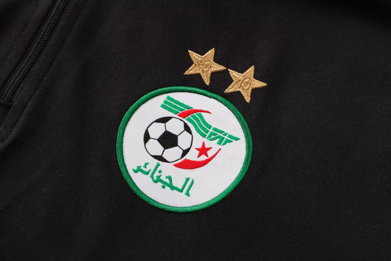 Algeria Soccer Training Suit Teamgeist Black Mens 2022/23