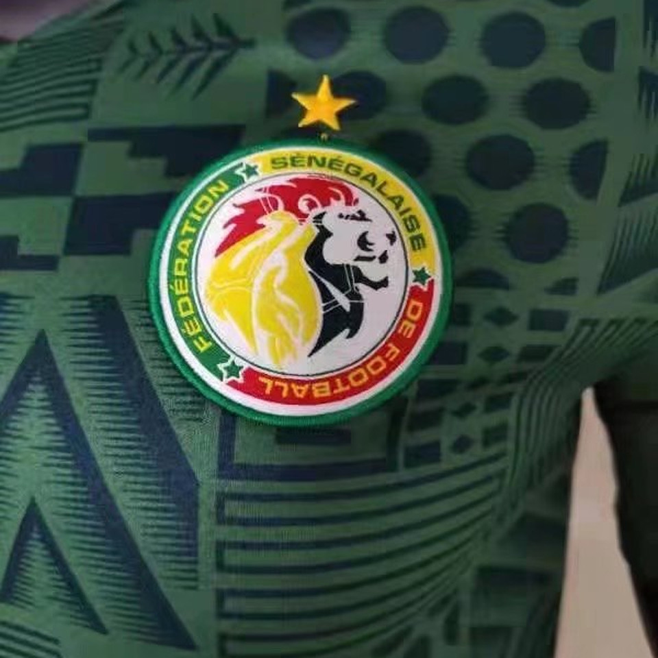 Senegal Soccer Jersey Replica One star Green Away Mens 2021/22 