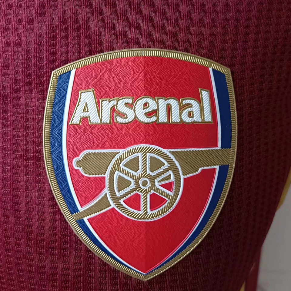 Arsenal Soccer Jersey Replica Retro Style Teamgeist Red Mens 2022 (Player Version)