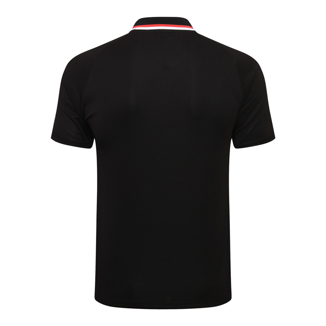 AC Milan Soccer Polo Jersey All Red Patchwork Mens 2021/22