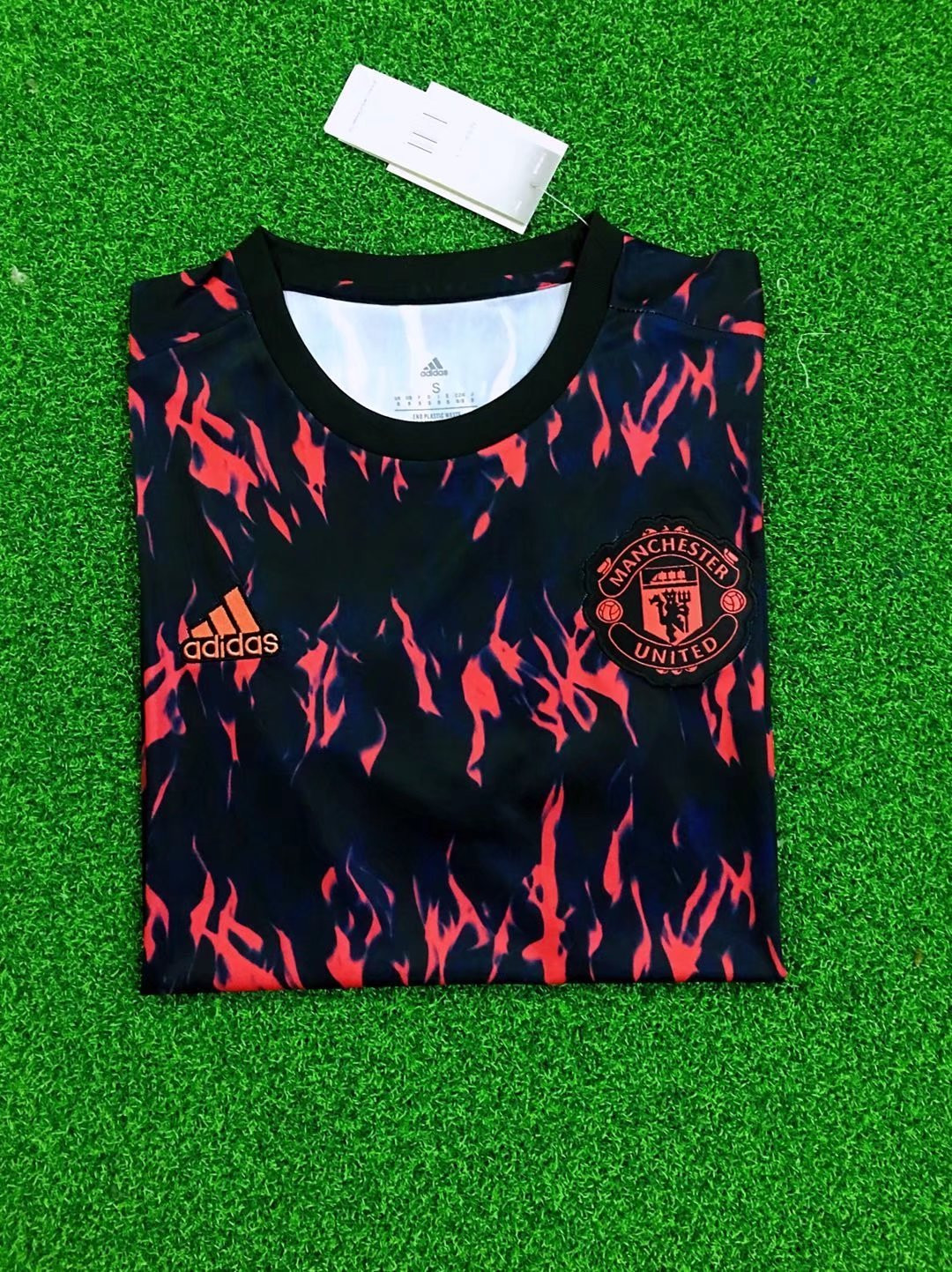 Manchester United Soccer Training Jersey Replica Red - Black Mens 2022/23