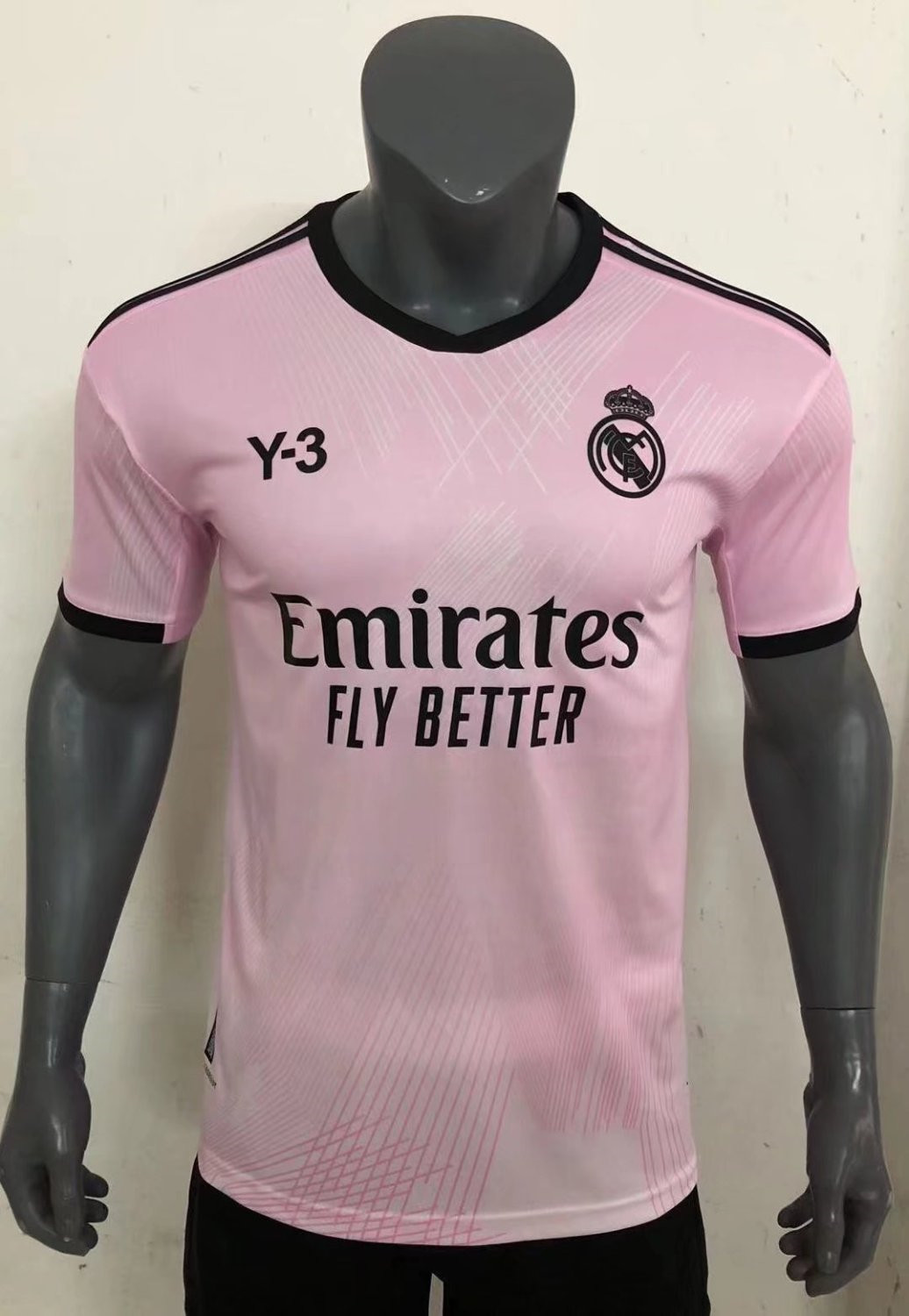 Real Madrid Soccer Jersey Replica Y-3 120th Anniversary Pink Mens 2022/23