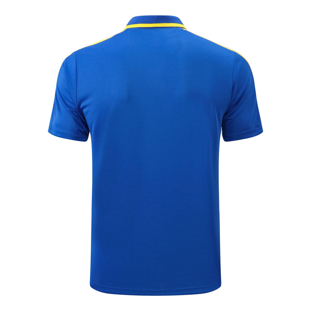 Juventus Soccer Polo Jersey Replica Blue Mens 2021/22