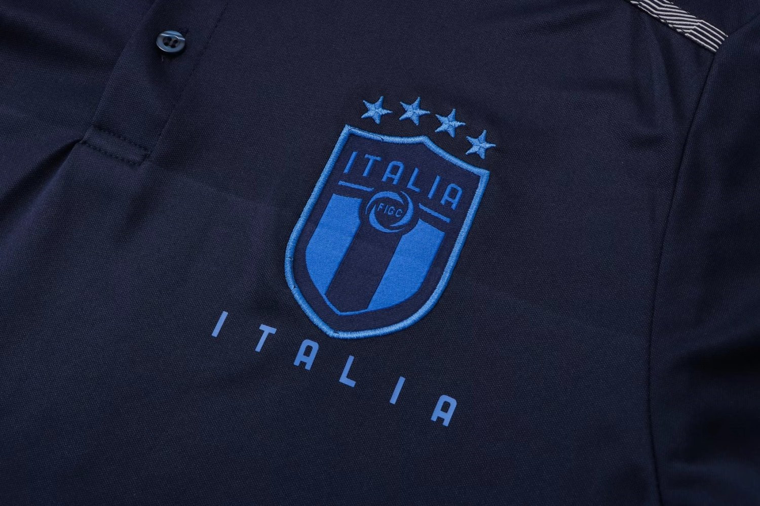 Italy Soccer Polo Jersey Replica Royal Mens 2021/22