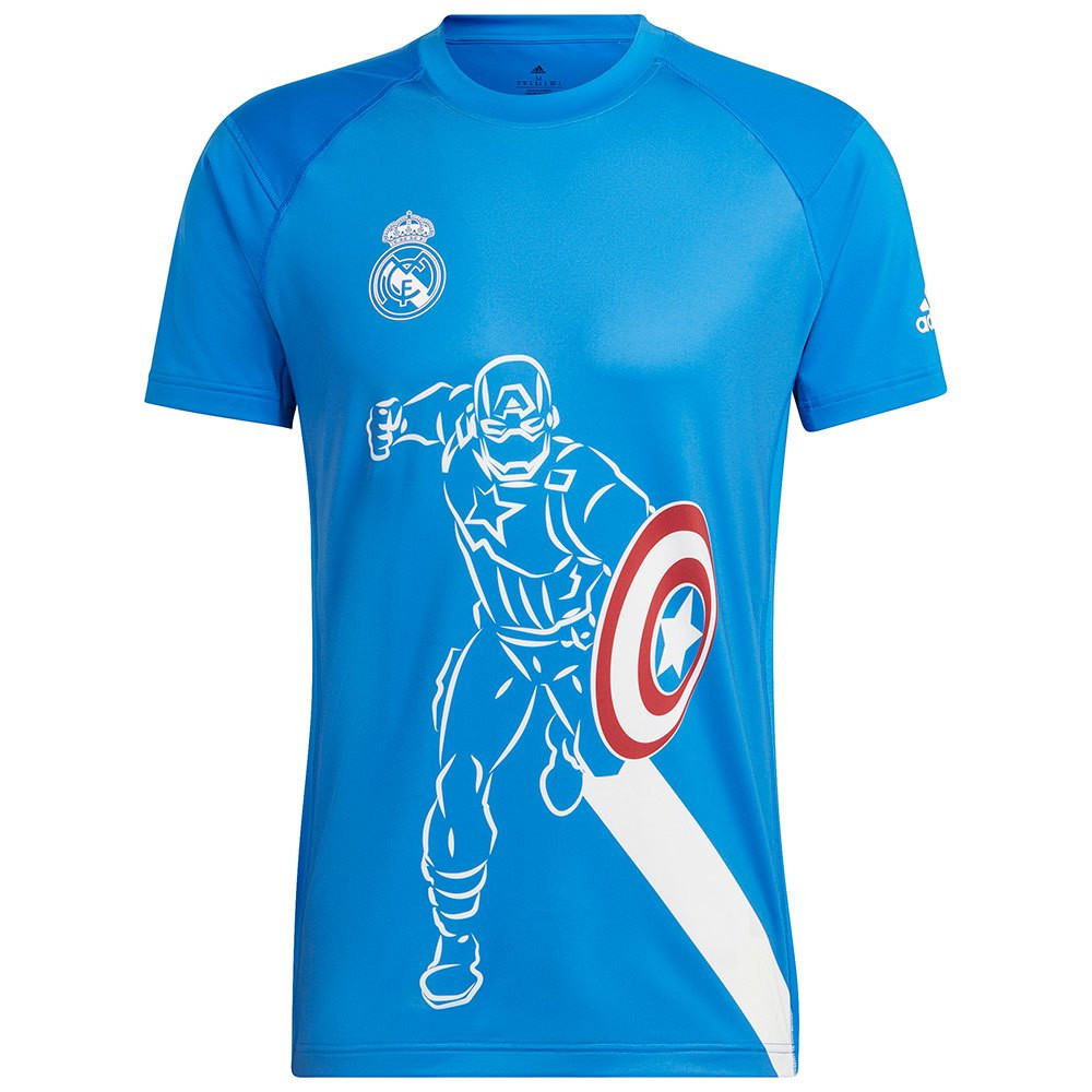 Real Madrid Soccer Jersey Replica Avengers Blue Mens 2022/23