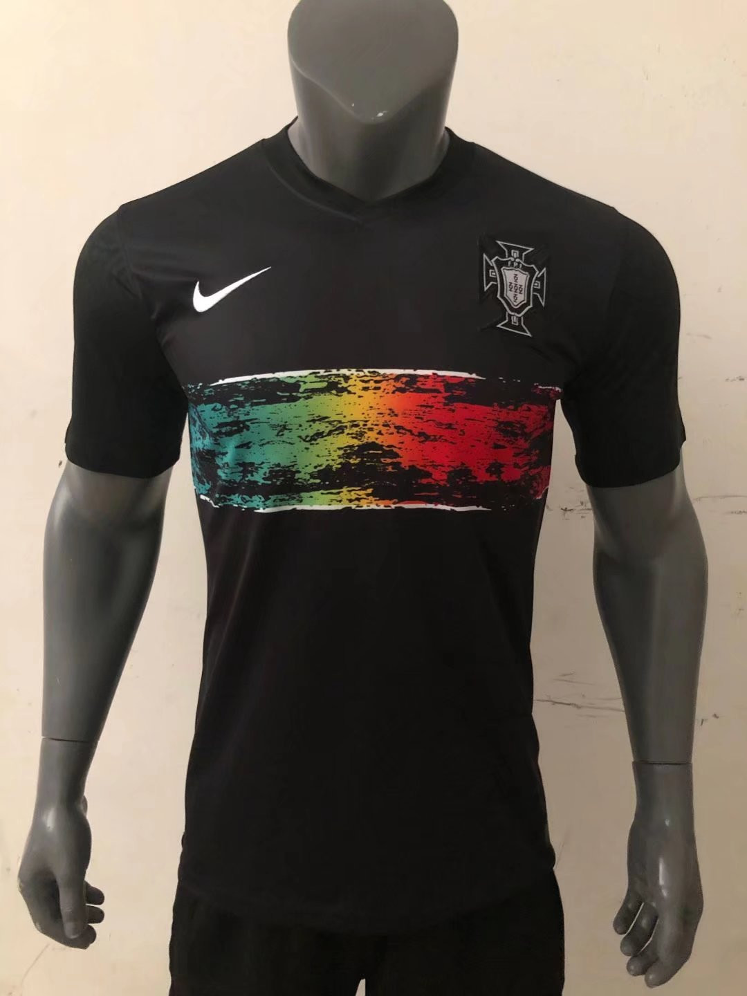 Portugal Soccer Jersey Replica Special Edition Black Mens 2022