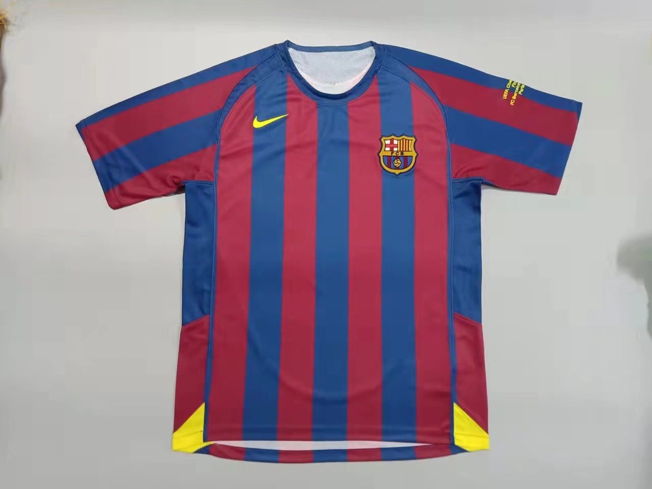 Barcelona Soccer Jersey Replica Retro Home Champions League Mens 2005-2006